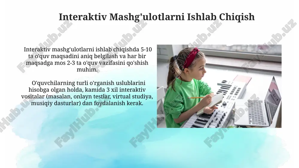musiqa madaniyati darsiga ishlanma yaratish - Page 5