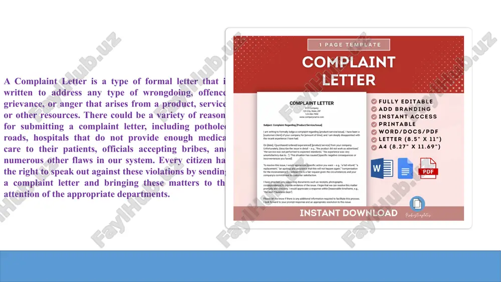 complaint letter - Page 5