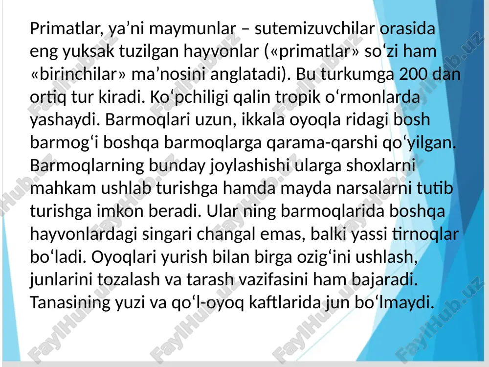 sutemizuvchilarning tabiatda va odam hayotidagi o‘rni - Page 5