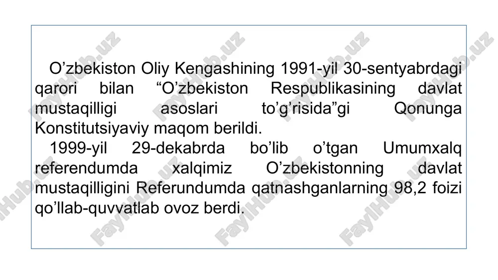 o‘zbekiston respublikasi tashkil topishi tarixi - Page 5