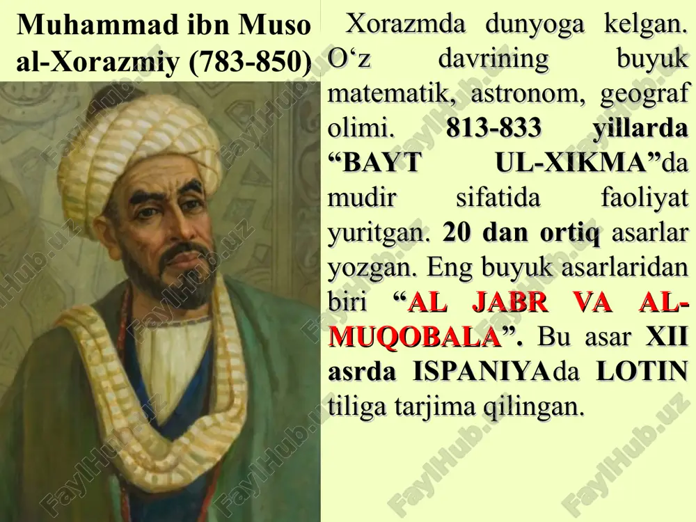 y o'zgartirib yubordi. 2009 yil 2-10 aprel kunlari yuneskoning parijdagi bosh qarorgohida toshkent shahrining 2200 yilligiga bag’ishlangan yubiley tantanalari bo’lib o’tdi. 2009 yil 1-sentyabrda yunesko ishtirokida toshkent shahrining 2200 yilligi keng nishonlandi. 1997 yil 20 oktyabr – xiva shahrining 2500 yillik yubileyiga bag’ishlangan tantanali marosim o’tkazildi. “toshkent – islom madaniyati poytaxti” 2007 yil yanvarda islom konferensiyasi tashkiloti tarkibidagi muassasalardan biri – ta’lim, fan va madaniyat masalalari bo‘yicha xalqaro islom tashkiloti (isesco) toshkentni islom madaniyatining poytaxti, deb e’lon qildi. toshkent bilan bir qatorda fes (marokash), tripoli (liviya), dakar (senegal) shaharlari ham “islom madaniyatining poytaxti”, deb e’lon qilindi. birinchi prezidentimiz islom karimov bu e’tirofni “o‘zbek xalqining islom madaniyati rivojiga qo‘shgan beqiyos hissasiga berilgan munosib baho”, deb ta’riflagan edi. besh tashabbus o‘zbekiston respublikasi prezidenti shavkat mirziyoyev tomonidan 2019-yilning 19-mart kuni beshta muhim tashabbus ilgari surildi. bu – yoshlarni madaniyat, san’at va sportga keng jalb etish, ularda zamonaviy axborot texnologiyalaridan to‘g‘ri foydalanish ko‘nikmasini shakllantirish, …