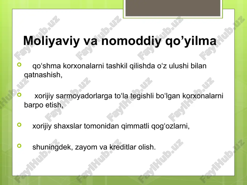investitsiyalarni iqtisodiy oʻsishga ta’siri - Page 5