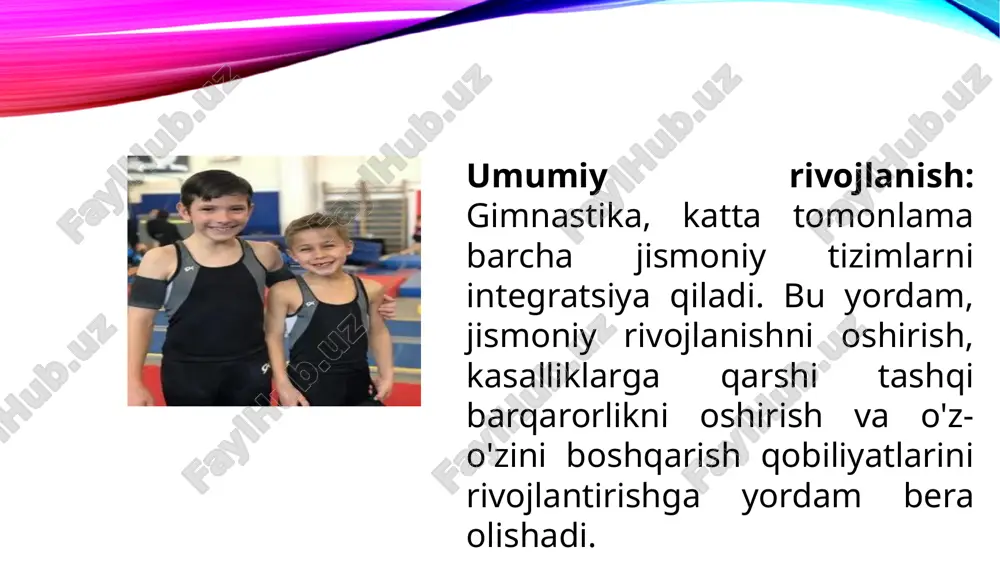 gimnastika darslarini tashkil qilish va o'tkazish - Page 5