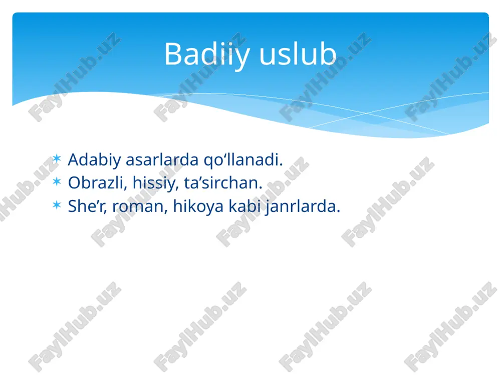 nutq uslubi larining xususiyatlari - Page 5