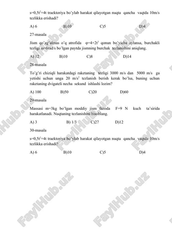 nazariy mexanika masalalari - Page 5