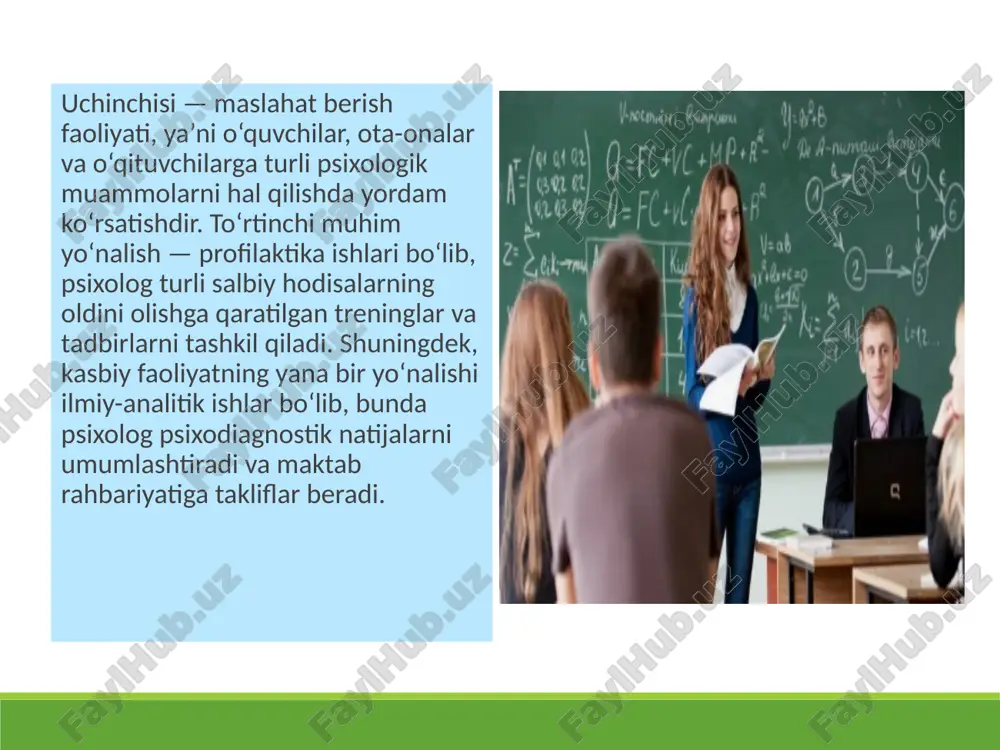 maktab psixologining kasbiy faoliyati va mas’uliyati - Page 5