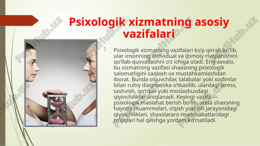 psixologik xizmatning asosiy vazifalari va yo‘nalishlari - Page 5