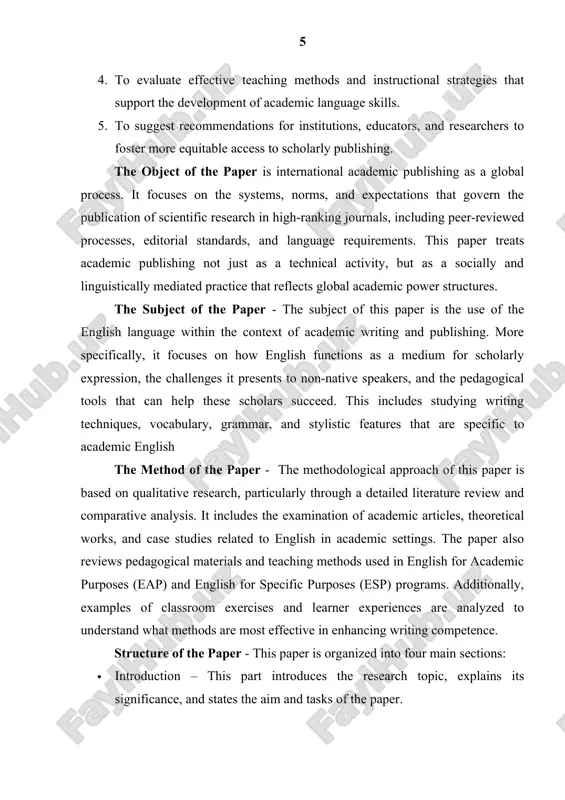 aking researchers (nnes). these include difficulties with grammar and vocabulary, limited exposure to academic english genres, and psychological barriers such as anxiety or lack of confidence. researchers such as canagarajah (2002) and flowerdew (2001) have shown how nnes scholars often face rejection from prestigious journals not because of the quality of their research, but due to language and stylistic issues.at the same time, other studies have looked into the strategies and support systems that help non-native speakers succeed. for instance, belcher (2007) emphasized the role of mentoring, peer review, and targeted language instruction in helping nnes scholars navigate the publishing process. english for academic purposes (eap) programs, now widely adopted in universities around the world, have been developed in response to these challenges. these programs provide focused instruction in academic vocabulary, writing conventions, and genre awareness. technological developments have also played a significant role. the rise of online writing platforms, …