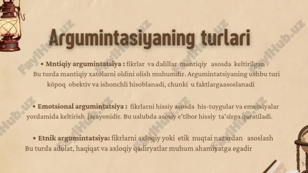 argumintatsiya tushunchasi - Page 5