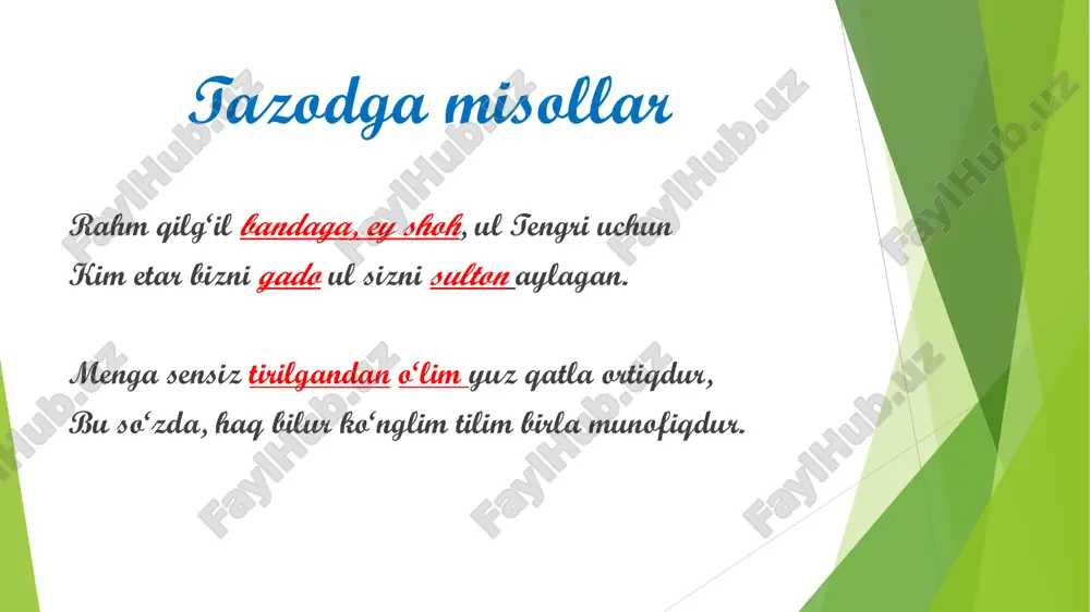 she’riy san’atlar tasnifi to'liq tushuntirilgan - Page 5