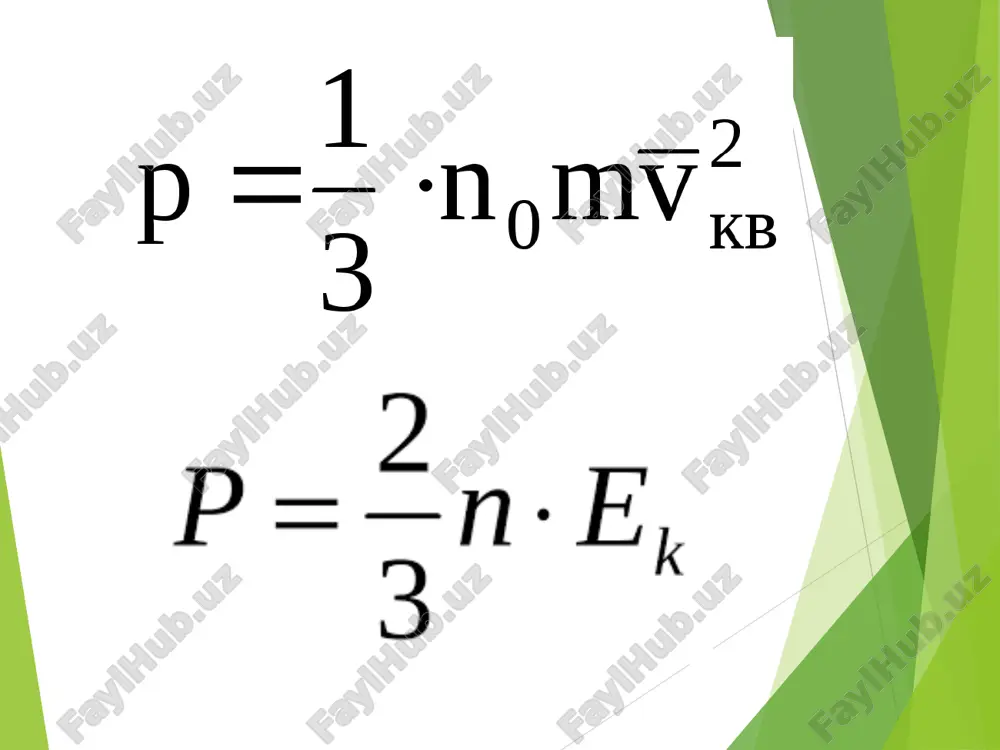 molekulyar kinetik nazariya va statistik fizik asoslari - Page 5