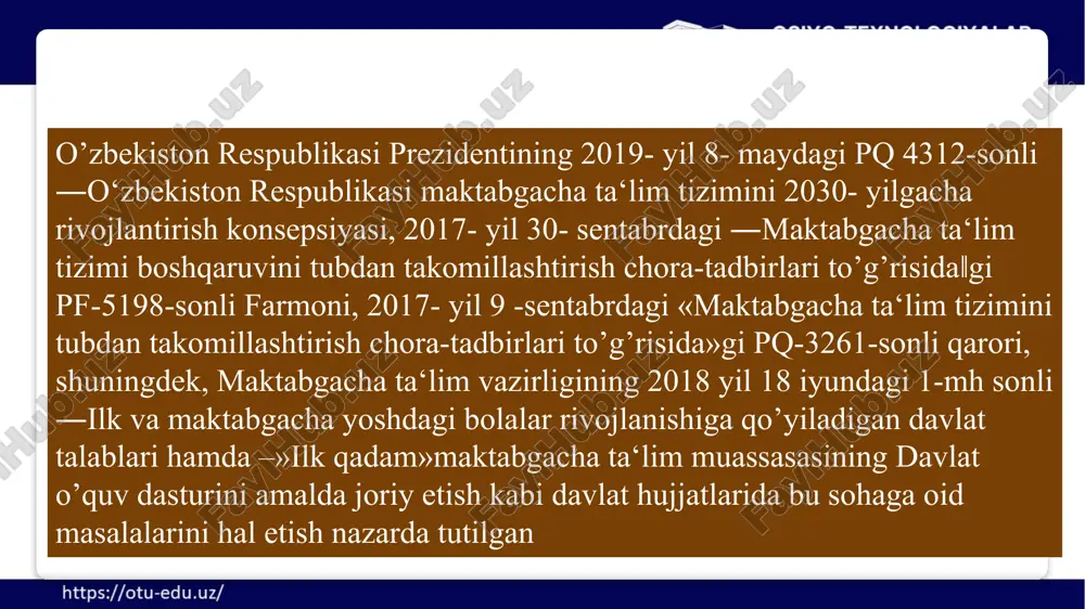 zkur maqsad va vazifalarni amalga oshirish musiqa mashg‘ulotlarini olib boruvchi mutaxasisning professional va axloqiy qiyofasiga bog’liq. har qanday san‘atkor ham maktabda va bolalarga mehr qo’ygan yuksak madaniyatli, keng dunyoqarashga ega bo’lgan shaxs bo’lmog’i lozim. u pedagogika, psixologiya, bolalar fiziologiyasi, etika va estetika nazariyasi, musiqa nazariyasinning amaliy sohalaridan, musiqa o’qitish metodikasi fanlaridan chuqur bilimga ega bo’lmogi kerak. musiqa o’qituvchisi musiqa san‘atining nazariy va amaliy sohalaridan yetarli darajada bilim, ko’nikma va tajribaga ega bo’lishi lozim. ya‘ni u ham cholg’uchi, xonanda, xor dirijyori, jurnavoz, musiqa nazariyotchisi va amaliyotchisi sifatida ish ko’rmogi lozim. musiqa o’qituvchisining ijodkorligi shundaki, u mashg‘ulotlarni olib borish uchun senariy muallifi, uning ijrochisi va rejissyori sifatida ish tutadi. shu bois musiqa darsi san‘at darsi deyiladi maktabgacha ta‘lim tashkilotida musiqa rahbarining faoliyat miqyosi kengdir. mashg‘ulotlardan tashqari musiqa tarbiyasi turlarini tashkil etish va boshqarish, maktabda musiqa tarbiyasining ommaviy shakllarini (san‘atkorlar bilan uchrashuvlar, leksiya-konsertlar, shoirlar bilan uchrashuvlar, ko’rik tanlovlari, bayramlarni) uyushtirish musiqa mashg;ulotlari rahbarining …