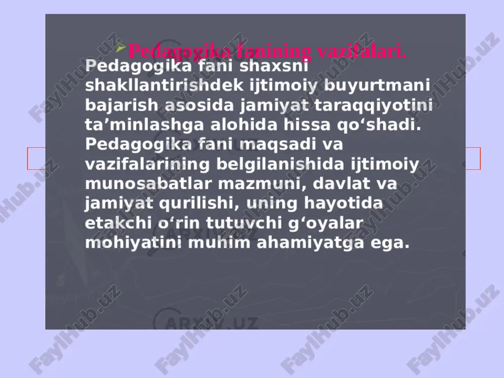 pedagogika fani va vazifalari - Page 5