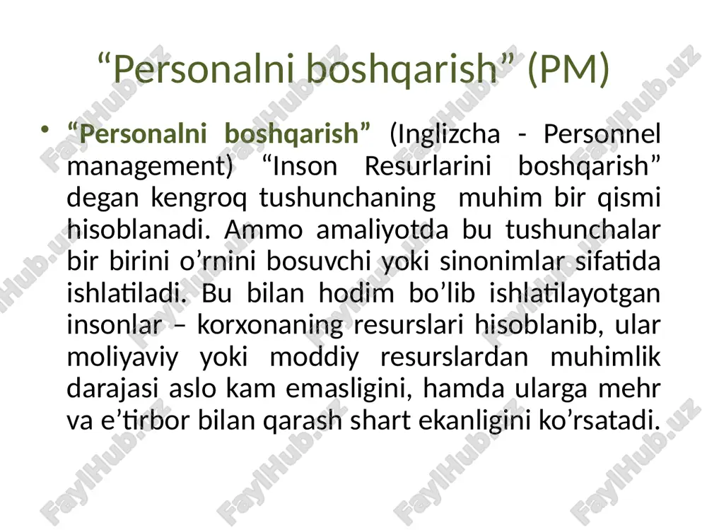 inson resurslarini boshqarish (hrm) - Page 5