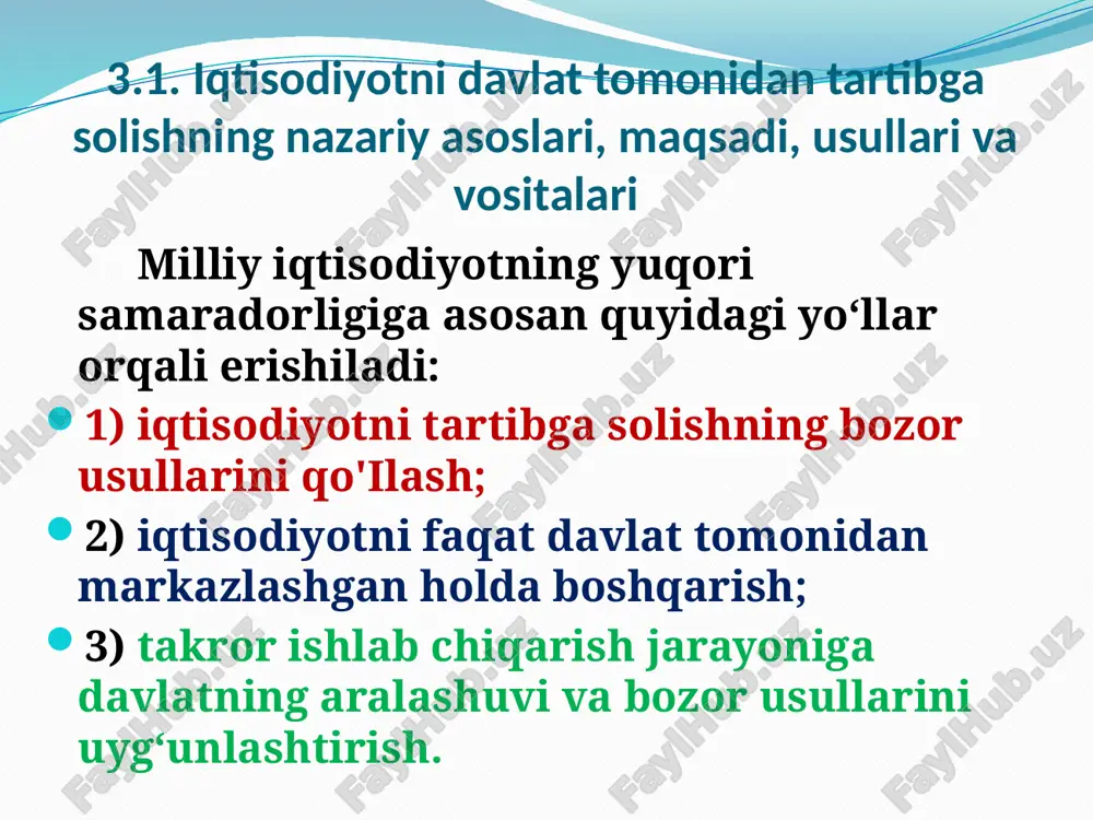mizning o‘ziga xos jihatlari bilan taqqoslab chiqilgan. budjet tizimi rivojlanishi davrida amaliyotda o‘zini oqlagan, davlat boshqaruvi tizimi islohoti bilan mutanosib ravishda taraqqiy topib borgan va shakllangan me’yoriy- huquqiy bazaning asosi saqlab qolinib, jahonda umume’tirof etilgan budjet tizimi tamoyillari, budjet tasnifi, o‘rta muddatli budjetni rejalashtirish yoki natijaga yo‘naltirilgan budjetlashtirish kabi normalar kodeksda o‘z aksini topdi. oborotdan olinadigan soliqlarga qo`shilgan qiymat solig’i, aksiz solig’i, bojxona va er osti boyliklari qiymatidan olinadigan soliqlar kiradi. lekin oborot (aylanma) tushunchasi bizning qonunchiligimiz bo’yicha ilgaridek mahsulot realizatsiyasi oborotidan emas, balki maxsulotlarni yuklab yuborgan qiymat bilan o`lchanadi -yalpi tushumdan olinadigan yagona soliq ham oborotdan olinadigan soliqlarga kiradi. daromaddan olinadigan soliqlarga huquqiy shaxslarning daromadiga (foydasiga), jismoniy shaxslarning daromadiga solinadigan soliq, savdo tashkilotlarining yalpi daromadidan soliqlar kiradi. bu guruh soliqlarga ijtimoiy infratuzilmani rivojlantirish solig’i ham kiradi. mol-mulk qiymatidan olinadigan soliqlarga mol-mulk solig’i, ekologiya, avtomobil mashinalarini qayta sotish solig’i va boshqalar kiradi. yer maydonlaridan olinadigan soliqlarga -qishloq xo’jalik tovar ishlab …
