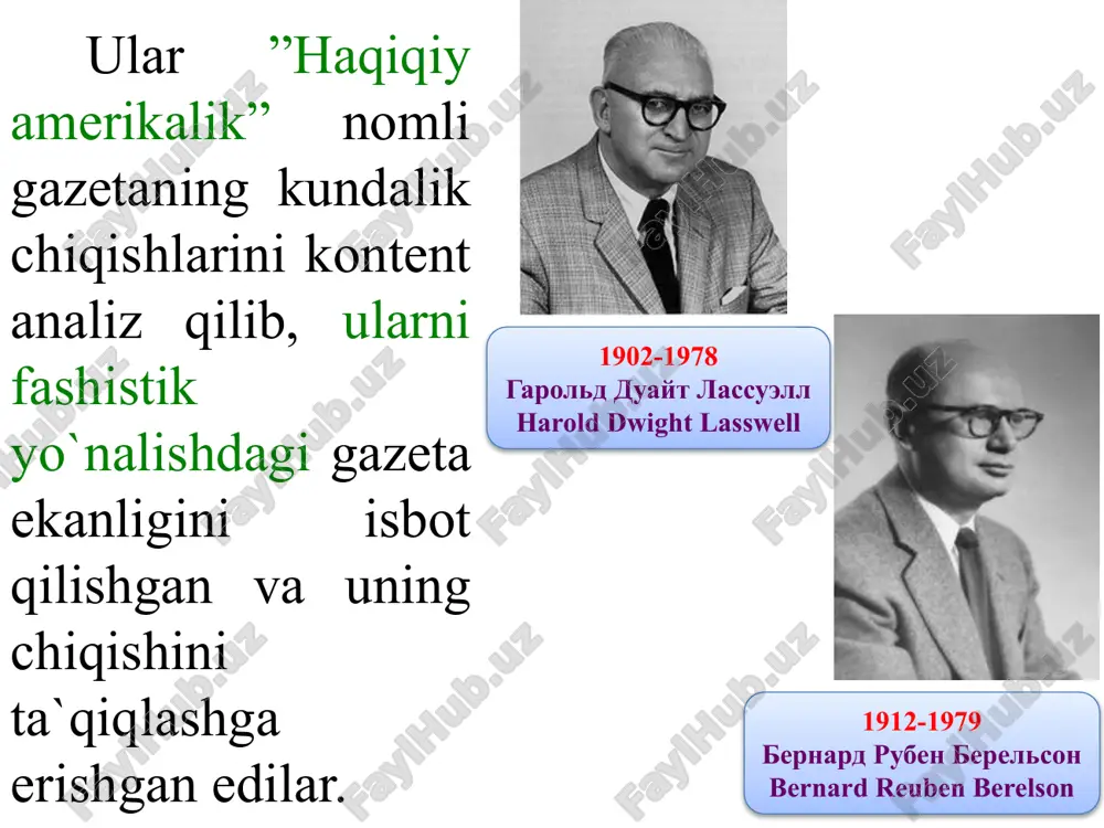 eriladi yoki ular kompyuterlar yordamida analiz qilinadi. 15 4. sotsial psixologik testlar testlar psixologiyadan kirib kelgan usuldir, bu qisqa sinov usuli bo`lib, ular yordamida u yoki bu sotsial psixologik hodisa qisqa muddat ichida bir texnik usul testda tekshiriladi. testlar 20-30-yillarda paydo bo`lgan bo`lib, ular hayotga, amaliyotga shunchalik chuqur kirib keldiki, hattoki maxsus soha psixometrika paydo bo`ldi. testlarni qo’llashning qulaylik tomoni bir test yordamida bir ob`yektning u yoki bu xususiyatini bir necha marta, takror-takror sinab ko’rish bu testni faqat qanday turdagi ob`yektda sinalgan bo`lsa, shunga o’xshash ob`ektlardagina qo’llash mumkin. qolaversa, bunda olingan ma`lumotlar nisbiy xarakterga ega bo`ladi. lekin shunday bo`lishiga qaramay, testlar ayniqsa hozirgi kunlarda hayotimizga keng kirib keldi. shaxs xususiyatlarini tekshiruvchi testlardan tashqari, shaxsning muloqot sistemasidagi o’rnini, undagi muloqot malakalarining bor-yo`qligini sinovchi, shaxs aqliy sifatlarini tekshiruvchi testlar keng qo’llanilmoqda. 16 lekin shuni esdan chiqarmaslik kerakki, testni tuzish, uni ob`yektlarda sinovdan o’tkazish, hattoki, tayyor testni moslashtirish yuksak bilimlarni, malakani, olimlik odobini …