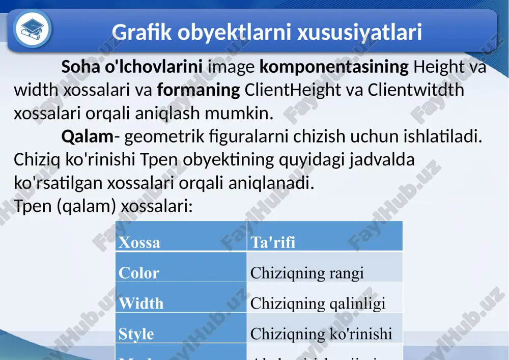 borland c++ builderda grafik tasvirlar yaratish va grafik vositalari - Page 5