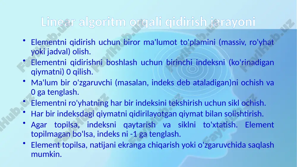 qidirish algoritmari - Page 5