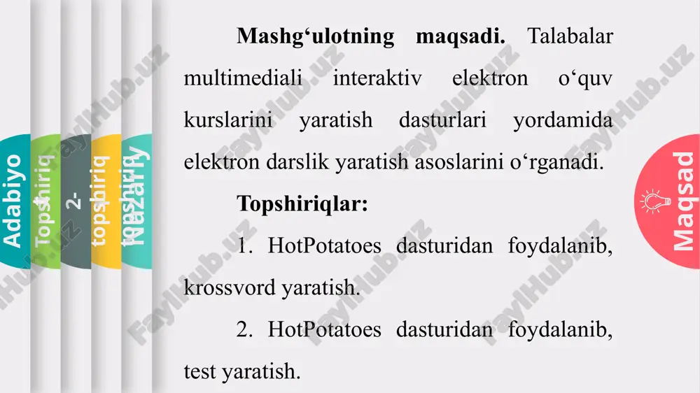 multimediali interaktiv elektron darslik yaratish dasturlari - Page 5