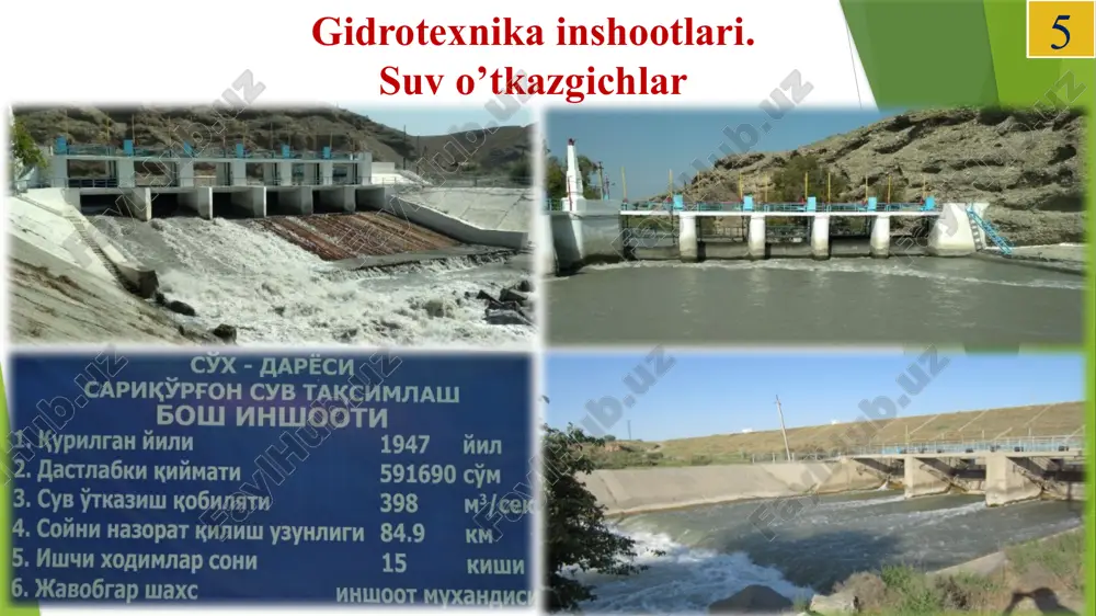 suv o'tkazgichlar va ularning tasnifi - Page 5
