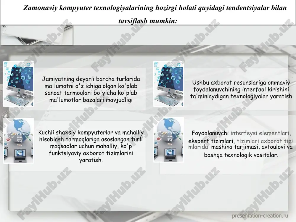 ud bo'lsada , 2d shakllar hajmi yo’q . 2d tasvirlar - bu odatda biz smartfonlarda ko'radigan yoki qog'ozga chizadigan tekis tasvirlar . ular oddiy qog'oz varag'ida yoki bizning samolyotimiz smartfon ekranida aks ettirilishi mumkin . 2d kvadrat , aylana , uchburchak , to'rtburchak , olti burchak va boshqalarni qurish uchun ishlatiladi . 3d — uch oʻlchamli , yaʼni kengligi , balandligi va chuqurligi ( uzunligi ) boʻlgan narsani anglatadi . bizning jismoniy muhitimiz uch oʻlchovli va biz har kuni 3 oʻlchamli fazoda harakat qilamiz . odamlar ob’ektlar orasidagi fazoviy munosabatlarni faqat ularga qarash orqali idrok eta oladilar , chunki bizda chuqurlik idroki deb ham ataladigan 3 oʻlchamli idrok mavjud . atrofga qaraganimizda , har bir koʻzdagi toʻr parda atrofimizdagi ikki oʻlchovli tasvirni hosil qiladi va miyamiz bu ikki tasvirni 3 oʻlchamli vizual tasvirga aylantiradi . 3d texnologiyalariga asoslangan texnik vositalar 3d texnologiyalaridan foydalanish 3d texnologiyalaridan foydalanish deganda , quyidagi mahsulotlardan …