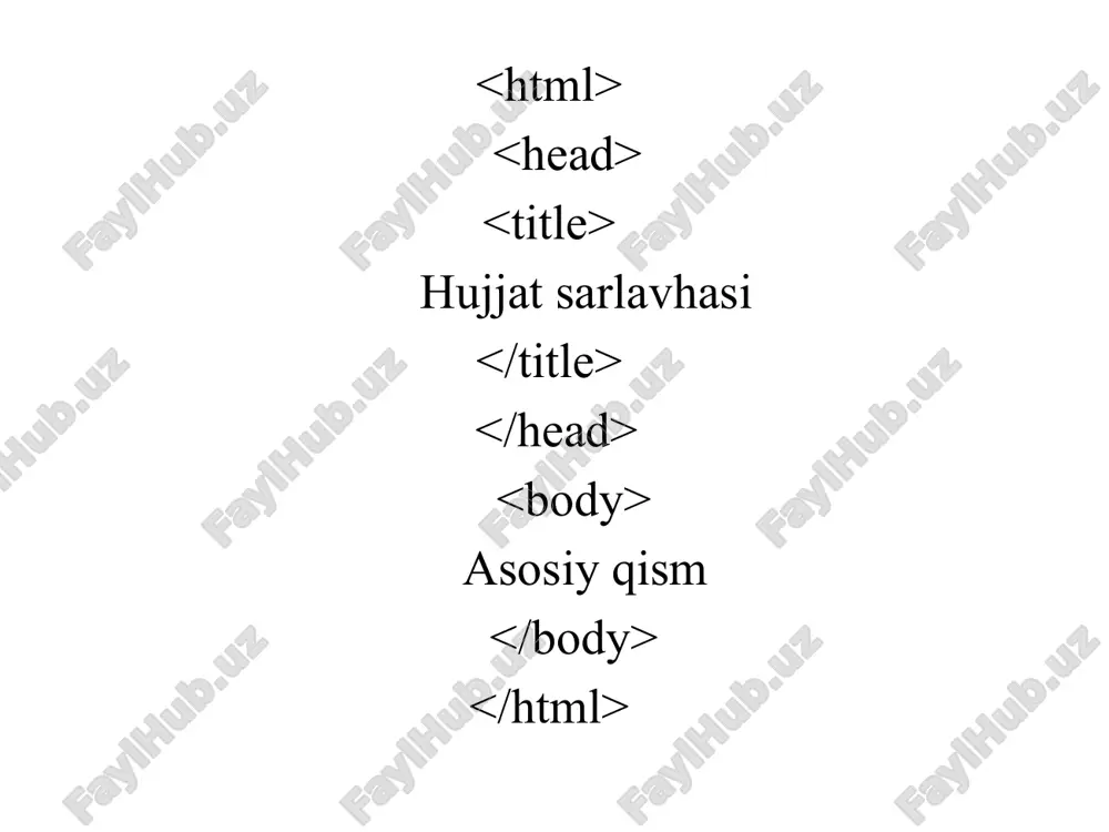 html hujjatda identifikatorlar bilan ishlash - Page 5