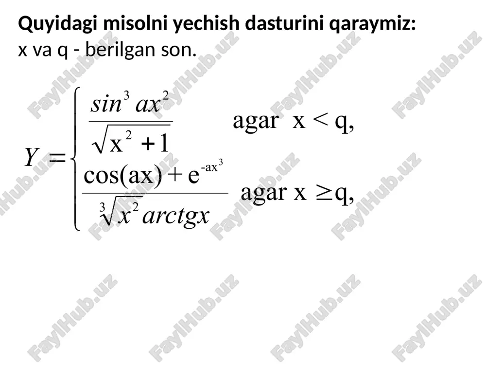 masalalarni tarmoqlanuvchi algoritmlar yordamida dasturlash - Page 5