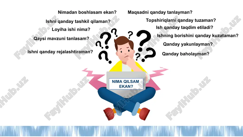 iflari. 4. ijro bosqichi o‘quvchilar mustaqil yoki jamoaviy ishlaydi. o‘qituvchi yo‘l-yo‘riq ko‘rsatadi, kuzatadi va maslahat beradi. o‘quvchilar qayta tiklash rejasini tayyorlaydi, masalan: arxitekturaviy dizaynni restavratsiya qilish. madaniy festival tashkil qilish orqali jamoatchilikni jalb qilish. moliyalashtirish uchun homiylik takliflari. loyiha taqdimotini tayyorlash (poster, sun’iy video yoki powerpoint). 5. natijani taqdim etish o‘quvchilar amir temur davlatining tarixiy va madaniy ahamiyatini chuqur tushunadi. jamoaviy ish, tadqiqot va taqdimot ko‘nikmalari rivojlanadi. tarixiy yodgorliklarni muhofaza qilishning dolzarbligi haqida ongi shakllanadi. 6. baholash har bir guruh loyihasini sinf oldida taqdim etadi, masalan, qayta tiklash rejasini ko‘rsatadi va uning tarixiy asoslarini izohlaydi. o‘qituvchi va boshqa o‘quvchilar loyihani baholaydi (yaratuvchilik, tarixiy aniqlik, amaliy qo‘llash). o‘zaro baholash va o‘z-o‘zini baholash ham kiritilishi mumkin. baholash mezonlari tarixiy faktlarning to‘g‘riligi (30%). loyiha rejasining amaliyligi va ijodkorligi (40%). taqdimot sifati va jamoaviy ishlash (30%). hamkorlikda o'rganish - bu ikki yoki undan ortiq odamlar birgalikda nimanidir o'rganish yoki o'rganishga harakat qiladigan vaziyatdir charlz …