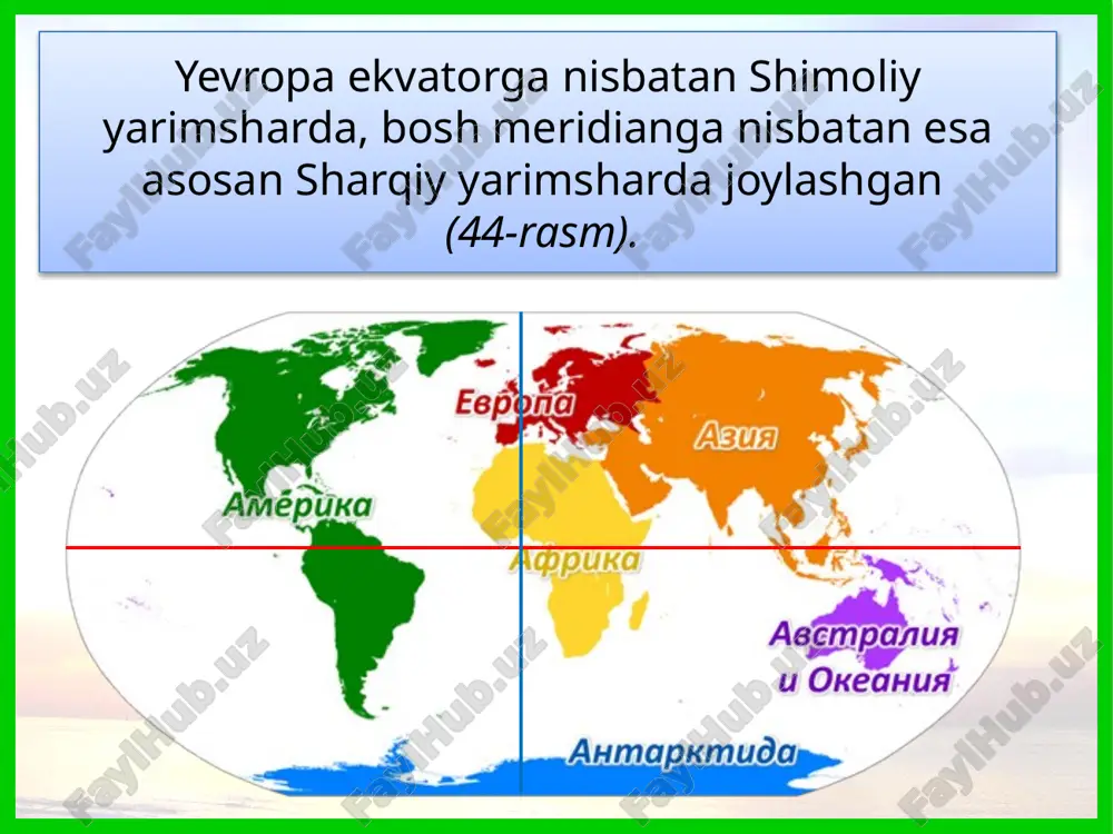 yevropaning geografik o‘rni, chegara va siyosiy xaritasi - Page 5