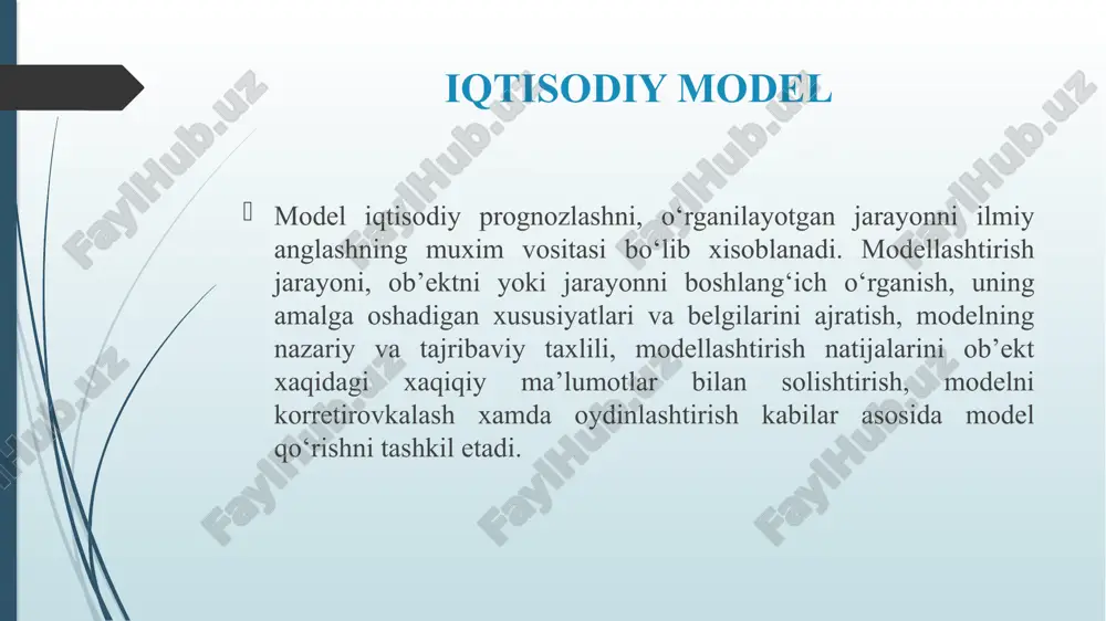 makroiqtisodiy prognozlash modellari - Page 5