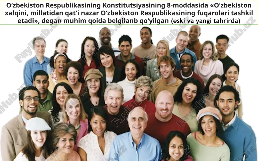 iga imkon tug‘dirmoqda uchinchidan, millatlararo va konfessiyalararo munosabatlardagi uyg‘unlik xalqlarning ma’naviy boyligi manbayi hisoblanadi va davlatlarning siyosiy va ijtimoiy-iqtisodiy taraqqiyotiga ijobiy ta’sir ko‘rsatadi. turli madaniyat va din vakillari o‘rtasidagi muloqotlar kelishuv va o‘zaro ishonchga erishish yo‘llaridan biri sanaladi to‘rtinchidan, mutaxassislar fikricha, bir-biridan farq qiladigan 2 xil bag‘rikenglik tushunchasi mavjud: formal – tashqi ko‘rinishdagi bag‘rikenglik va ichki – pozitiv bag‘rikenglik. formal ravishdagisi boshqa kishining diniy e’tiqodiga nisbatan toqatlilikni, unga qarshi kurashmaslikni anglatsa, ichki – ijobiysi esa boshqa dinlarni yaxshi bilishni ham taqozo etadi bugun respublikada 16 ta diniy konfessiyaga mansub 2238 ta diniy tashkilot – imom buxoriy nomidagi toshkent islom instituti, 9 ta o‘rta maxsus islom bilim yurti, pravoslav va protestant seminariyalari faoliyat olib bormoqda 1999-yilda o‘zbekiston respublikasi birinchi prezidenti islom karimovning tashabbusi bilan markaziy osiyoda yagona bo‘lgan toshkent islom universitetiga asos solindi prezidentning 2017-yil 27-martdagi «o‘zbekiston respublikasi vazirlar mahkamasi huzurida imom buxoriy xalqaro ilmiy-tadqiqot markazini tashkil etish chora-tadbirlari to‘g‘risida»gi qaroriga …