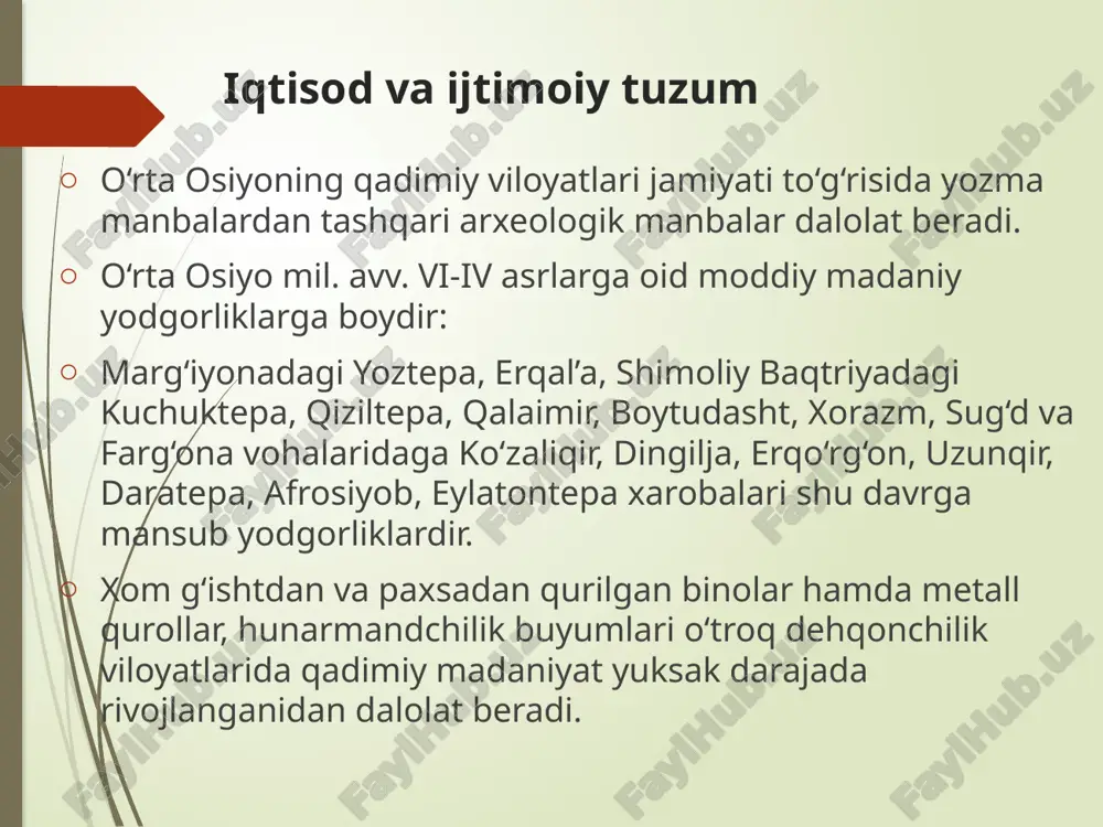 bu xudolar uchun zulm qamog‘i deb shunday fikrga kelgan: «devlarni izzat-hurmat qilish gunohdir. devlarni qadrlangan joylarda, men axuramazdaga va haqqoniylikka ta’zim qil­dim». eron katta davlatga aylanishi bilan siyosiy jihatdan turli xalqlarni birlashtirish maqsadida davlat dini va oliy axuramazda xudoning yagona e’tiqodini qabul qilish talab qilingan. o‘rta osiyo va boshqa qadimgi sharq viloyatlarida bu siyosat qadimgi diniy qarashlarni saqlashga halaqit bermagan. marg‘iyonada, baqtriya, sug‘d va xorazmda zardushtiylik odatlariga oid dafn marosimlari yoyilgan. gerodotning xabarlariga ko‘ra, ahamoniylar davlati tarkibida 80 ta elatlar va qabilalar birlashtirilgan. ularning dini turlicha bo‘lgan. gerodotning aytishicha, yunon-fors urushlari davrida, qadimgi fors lashkarboshisi mardoniy plateya jangi (mil. avv. 479) dan oldin, yunon xudolaridan yordam so‘rab, ularga qurbonlik qilgan. olimlar fikriga ko‘ra, kserks tomonidan zabt etilgan hududlarda ba’zi bir ibodatxonalarning vayron qilinishi sabablari, podshoga qarshi qo‘zg‘olon ko‘targan yoki harbiy qarshilik ko‘rsatganlarini mahalliy xudolarning yordamidan ajratish maqsadidan kelib chiqqan. uzoq o‘tmishda xalqlar o‘rtasidagi madaniy munosabatlarning rivoj topishida, ularning dini, tili …