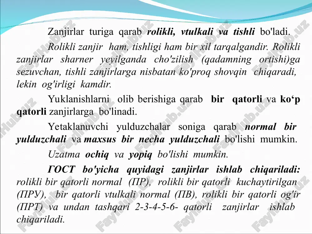 zanjirli uzatmalar - Page 5