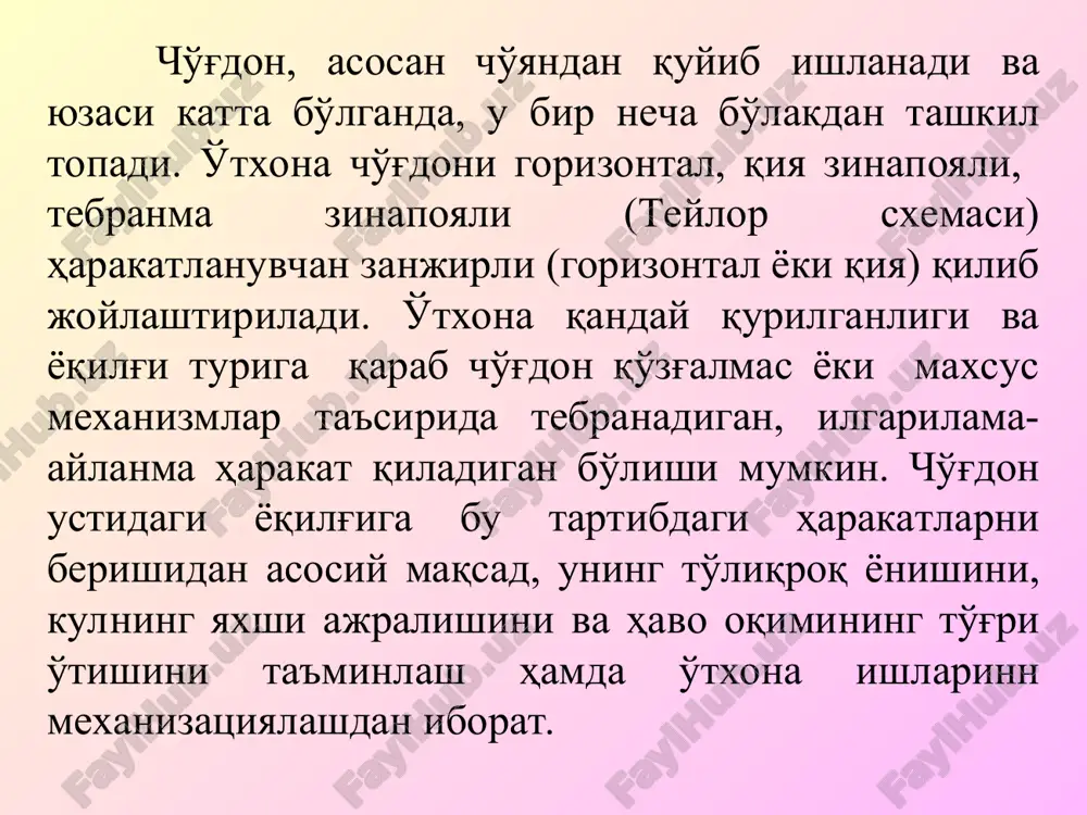 o'txonaqurilmalari va ularda yoqilg'ini yoqish usullari - Page 5