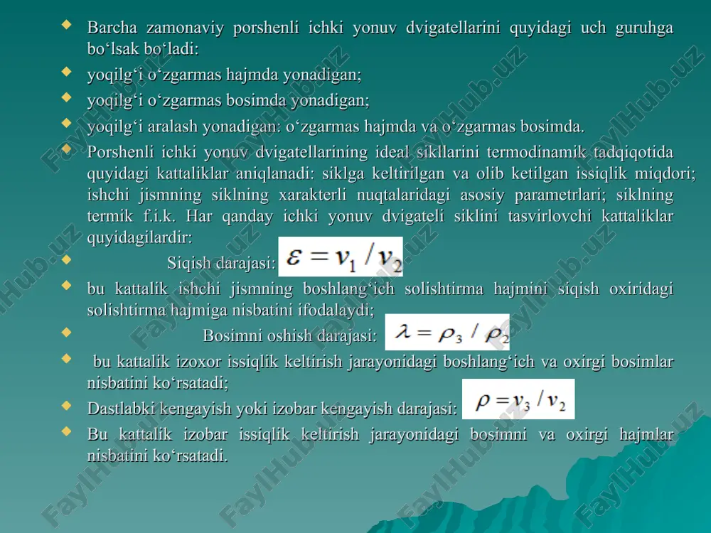 i, kuraklar kuchli bukilgan aktiv profilli bo‘lishi kerak. kuraklardan oldingi va ulardan keyingi bug‘ tezliklarining kattaligi va yo‘nalishini kirish va chiqish tezlik uchburchaklari qurib aniqlash mumkin (3 - rasm). jumladan, nisbiy tezlik vektori ushbu geometrik ayirmadan aniqlanadi: w1=c1-u 2-rasm 3-rasm. aktiv turbinada bug‘ oqimi sxemasi e'tiborlaringiz uchun rahmat!