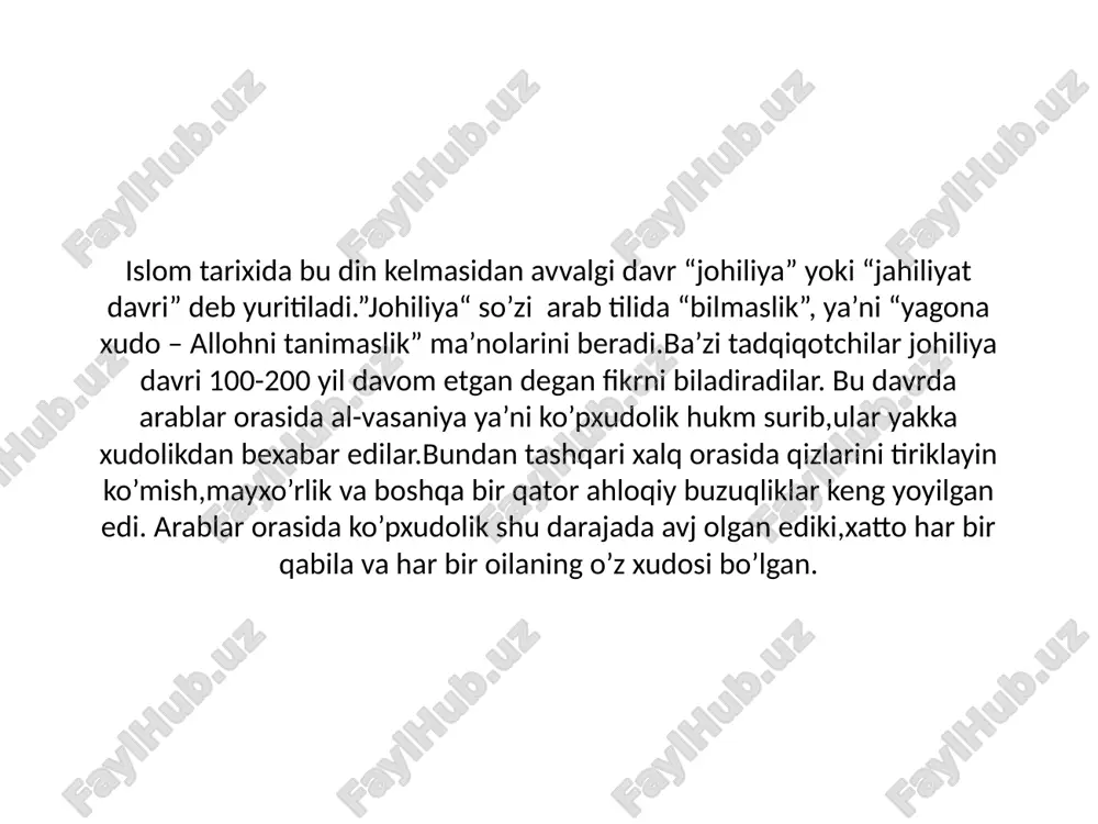 yg‘ambar (a.s.) aytadilar: «yahudiylar 71 firqaga bo‘lindi, nasroniylar 72 firqaga bo‘lindi, ummatim esa 73 firqaga bo‘linadi. ulardan bittasi najot topadi, qolgani do‘zax ahlidir», deganlarida. sahobalar: «najot topadigan firqa qaysi», deb so‘raganda. payg‘ambar: «men bilan sahobalarim tutgan yo‘ldagisi», deb javob beradilar» (imom termiziy rivoyati). hadisda aytilgan najot topuchi firqa «ahli sunna val jamoa» hisoblanadi. «ahli sunna val jamoa» sunniylik deb ham nomlanadi. buning o‘ziga xos, boshqalardan ajralib turadigan jihatlari barcha sahobalarni yaxshi ko‘rish, kishini katta gunoh qilgan bo‘lsa ham musulmon deb hisoblash, u agar vafot etsa janoza o‘qish, odil va zolim podshohga qarshi chiqmaslik, allohni sifatlarini inkor qilmaslik va hokazo. xalifa abu bakr qur’on suralarini yoddan biladigan kishilar bilan suralarni to’plam ko’rinishiga olib kelib,suhuf deb ataganlar.xalifa usmon qur’onni butun bir kitob holiga olib kelishga erishdi.qur’onning “usmon to’plami” asl nusxasi madinada qoldirilgan.ko’chirilgan 4 nusxasi esa makka,kufa,basra va damashqqa yuborilgan.islom an’anasida qur’onning asl nusxasi deb tan olingan “usmon to’plami”ning to’rtala nuxasi ham mavjud.ulardan …