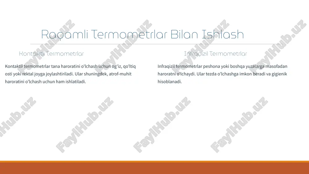 termometrik asboblar bilan ishlash - Page 5