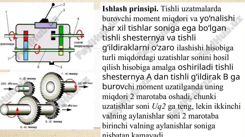 uzatmalar qutisining vazifasi - Page 5