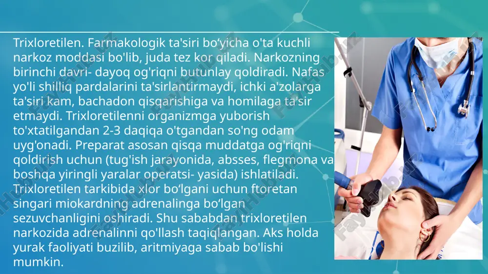 narkoz moddalarining tasnifi - Page 5