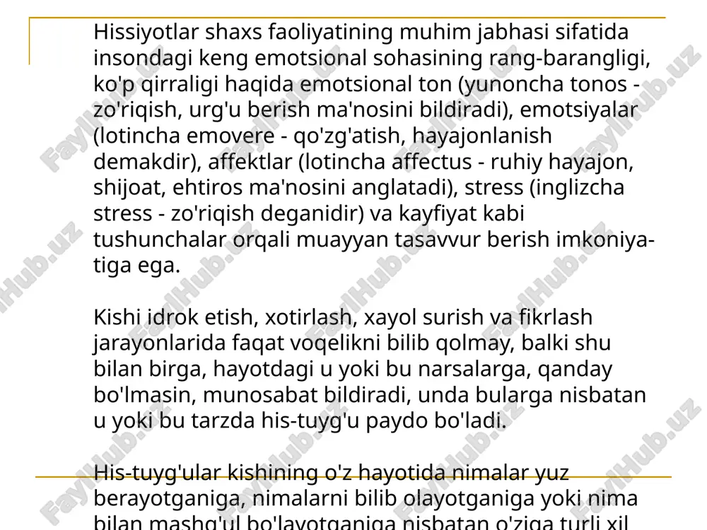 higa ko'ra ixtiyorsiz va ixtiyoriy turkumlarga ajratiladi. odatda psixologiyada ixtiyorsiz harakatlar anglanilgan yoki yetarli darajada anglanmagan istak, xohish, tilak, mayl, ustanovka va shu kabilarning ichki turtki ta'sirida paydo bo'lishi natijasida ro'yobga chiqadi. mazkur istak va uning boshqa shakllari impulsiv (lotincha impulsus - ixtiyorsiz qo'zg'alish ma'nosini anglatadi) xususiyatga ega bo'lib, inson anglamaganligi uchun ma'lum obyektga qaratish yuzasi- dan rejalashtirilmagan, hatto ko'zda tutilmagan bo'ladi. insonning favquloddagi vaziyatda yuzaga keladigan sarosimalik affekti, dahshat, hayajonlanish, ajablanish, shubhalanish va shunga o'xshash boshqa mohiyatli, har xil shakldagi xatti-harakatlari ixtiyor- siz turkumdagilarga yorqin misoldir. undagi atamalar ma'nosi, aks etish imkoniyati bundan oldingi hissiyot to'g'risidagi ma'lumotlarda keng ko'lamda bayon qilingan. boshqa kategoriyaga taalluqli harakatlar ixtiyoriy harakatlar deb nomlanib, ular maqsad ko'zlash, maqsadni anglashni va uni amalga oshirishni ta'minlovchi operatsiyalar, usullar va vositalarni shaxs o'z miyasida tasavvur qilishni, samaradorligini taxminan baholashni taqozo etadi. o'zining mohiyati bilan tafovutlanib turuvchi ixtiyoriy harakatlarning alohida guruhini irodaviy harakatlar deb ataluvchi turkum tashkil qiladi. …