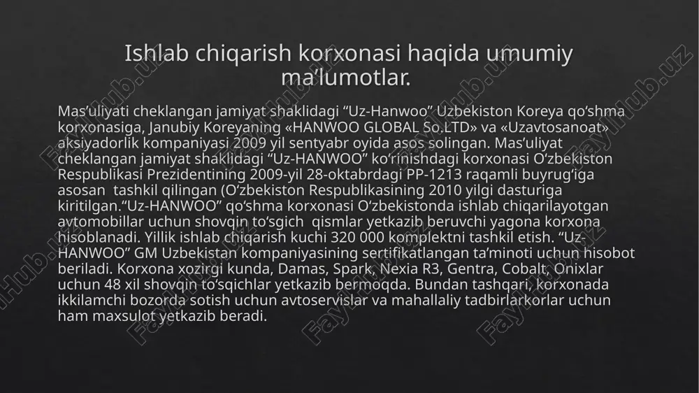 garishining kengroq diapazoniga ega boʻlishidir. foydalanilgan adabiyotlar 1. o‘zbekiston respublikasi prezidentining 2023-yil 28-sentabrdagi pf-166-son farmoni 2. o‘zbekiston respublikasi prezidentining 2023-yil 13-fevralda “yoqilg‘i-energiya resurslaridan foydalanish sohasida davlat nazorati samaradorligini oshirish chora-tadbirlari to‘g‘risida”gi pq-54-son qarori 3. a.a. hoshimov, a.u. mirisayev l.t.kan “energosberegayushiy asinhronniy elektroprivod” tashkentskiy gosudarstvenniy tehnuicheskiy universitet im aburayhon beruni toshkent-2011g. 4. a. a. fedrov,.e.starkova “uchebnoe posobie dlya kursovogo i diplomnogo proektirovaniya” 5. o.o.hoshimov, s.s. saidahmedov, m.m. mirsaidov “elektrtarmoqlarningelektrjihozlarinita’mirlashtexnologiyasivaunitashkiletish” 6. o.o. hoshimov, s.s. saidahmedov, “elektryuritmaasoslari” “talqin”nashriyoti 2004-yil 7. t. s. kamalov chastotno-reguliruemie elektroprivod nasosnih stantsiy system mashinnogo orosheniya.akademik nauk respublika uzbekistan tashkent-2014 g. 8. avtomaticheskie pribori, redulyatori i vichislitelnie sistemi. spravochnik sposobbye.izd.3-ye pererab.i dop. / pod red kashiriskogo b.d. / l. mashinostroenie, leningrad. otd-nie, 1976 g. 9. bulgakov a.a. chastotnoe upravleniya asinhronnimi elektrodvigatelyami. m.: nauka, 1988 g. 10. sandrel a.s., sarbatov r.s. chastotnoe upravlrnie asinhronnimi elektrodvigatelyami.- m.: energiya, 1974 g. image6.jpeg image7.png image8.png image9.png image10.png image11.png image12.png image13.png /docprops/thumbnail.jpeg