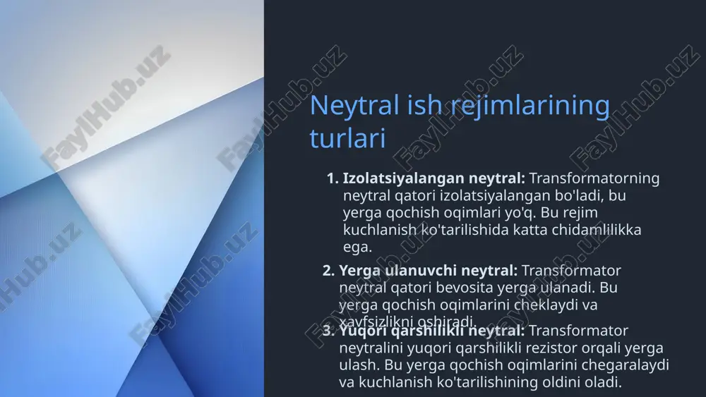 elektr tizimi elementlarining nominal kuchlanishi - Page 5