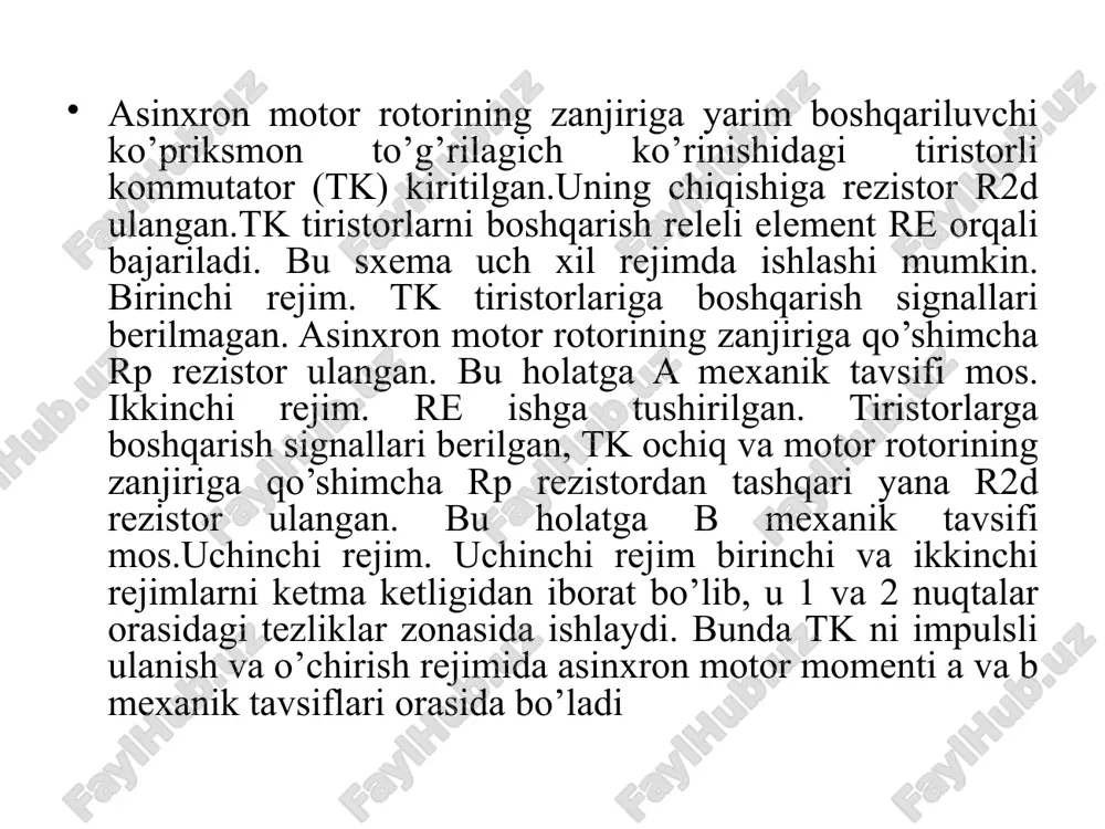 elektryuritma impuls-kalitli boshqariluvchi kranmexanizmlar - Page 5