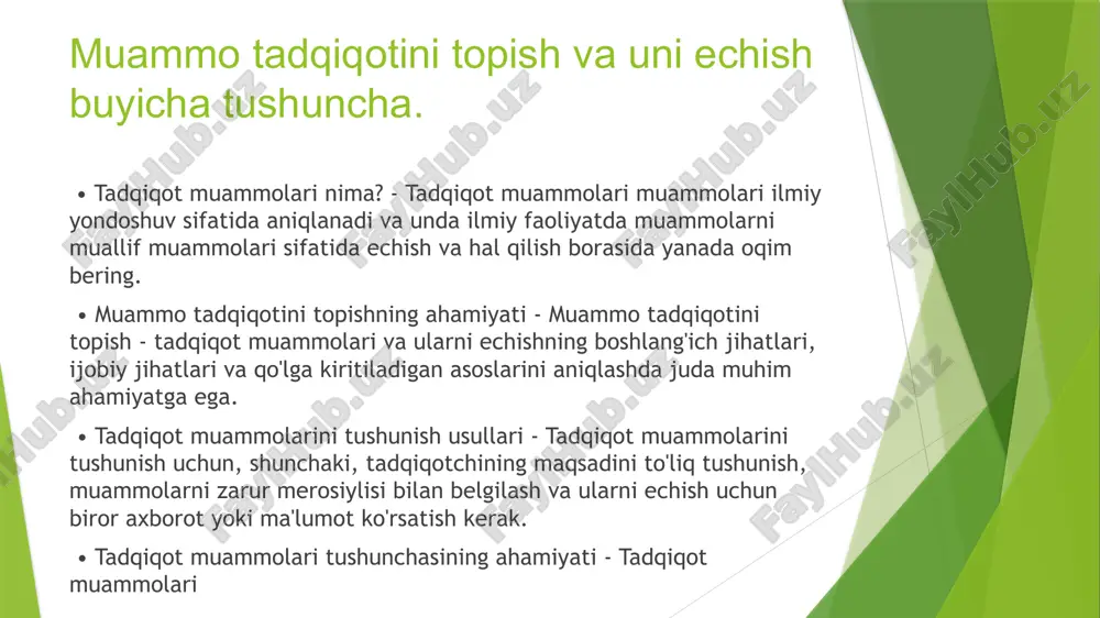 tadqiqot va amaliy ishlar prezentatsiyasi - Page 5