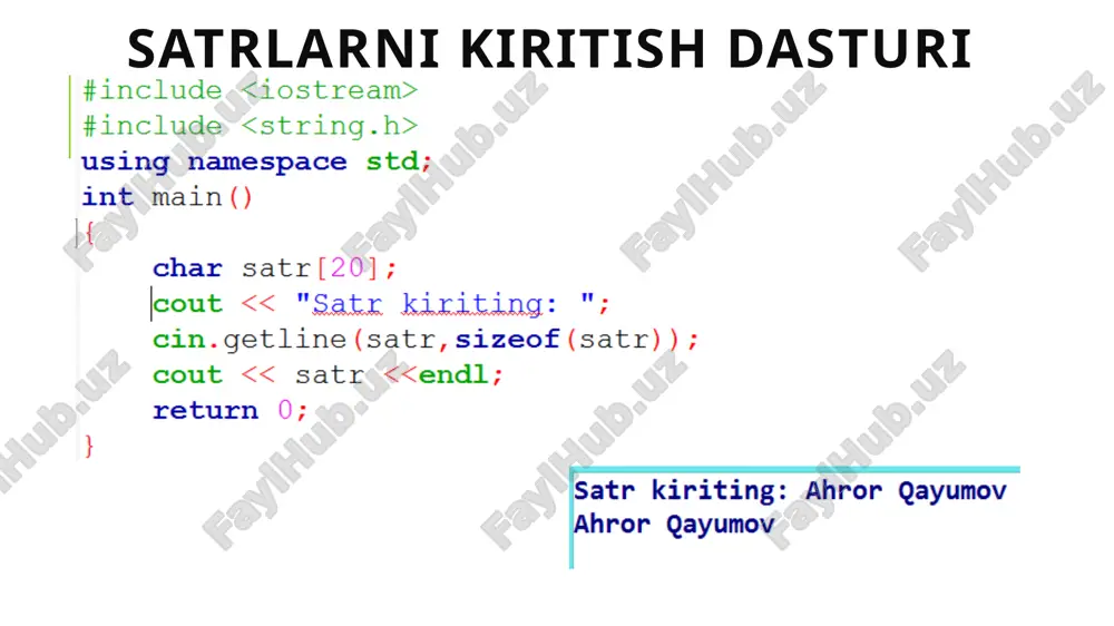 c++ dasturlash tili - Page 5