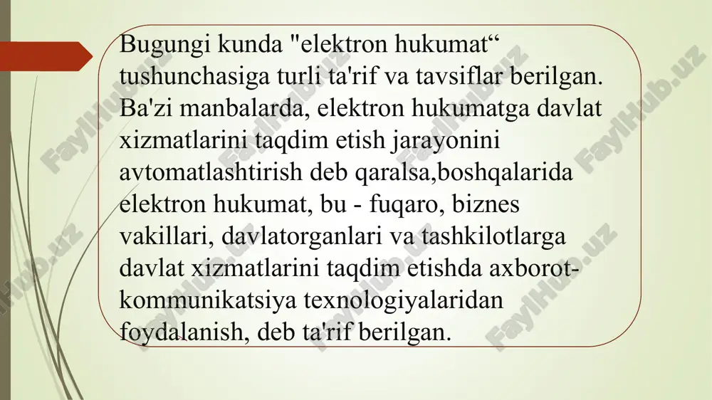 elektron hukumatning vazifalari - Page 5