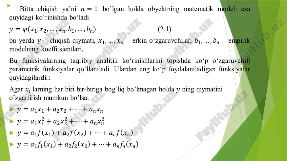 empirik-statistik modellariniqurishusullari - Page 5