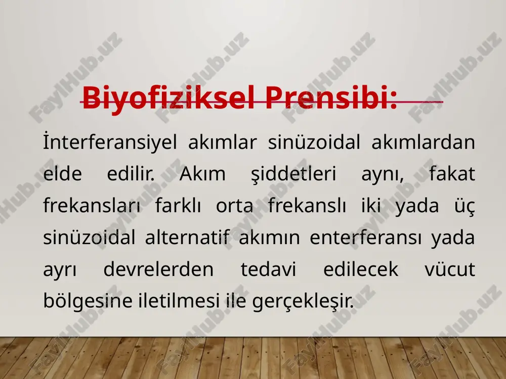 v/sn i̇drar inkontinansta  0-100 dev/sn kemik i̇yileşmesi  20 dev/sn reynaud sendromu  90-100 dev/sn i̇stemli kaslarda motor etki  40-80 dev/sn ameliyat sonrası (ortopedik)  0-100 dev/sn pelvik taban kaslarının rehabilitasyonunda elektrotlar karın alt kısmı ve uyluk iç kısmına (adduktör kaslar) yerleştirilir. düşük deri direnci ve minimum rahatsızlık hissi ile kuvvetli kontraksiyonlar elde edilir. vakum enterfaransi̇yel spazma bağlı ağrılı durumlar için önerilir. vakum elektrotlar karşılık yerleştirilir. vakumun durasyonu ve şiddeti istenilen şekilde ayarlanabilir. en sık bel ve boyun bölgelerinde ağrı+spazm için kullanılır. adezyon + konstipasyon gibi durumlarda da denenmektedir. uygulama 20-30 dk. dır. tehlikeler, önlem ve öneriler kısa dalga ve mikrodalga diatermi enterferansiyel cihaz fonksiyonunu etkiler. cihaz bu cihazlardan en az 5 m uzakta olmalı veya aynı anda çalıştırılmamalı. metalik implantların çevresindeki yumuşak dokular ısınabilir, hasta izlenmeli. elektrot ve diğer materyaller hastalar arasında enfeksiyon yayılımını önlemek amacıyla %70’lik isopropil alkol ile temizlenmelidir. tedavi bölgesindeki kıl/tüyler temizlenmeli i̇yileşmekte olan …