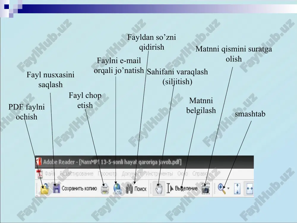 adobereader va finereader dasturlarida ishlash - Page 5