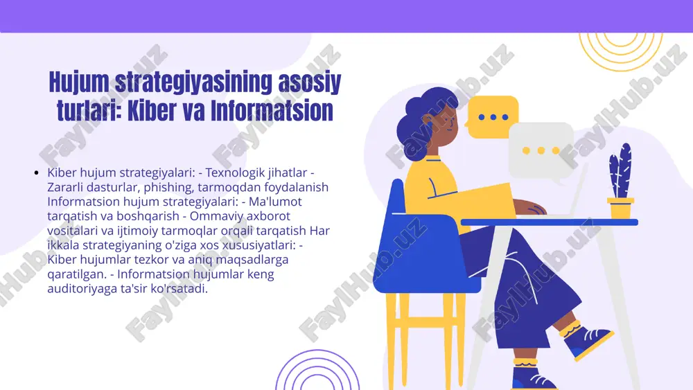 rat. ushbu misollar global xavflarni oshiradi. hujum strategiyalari qanday o'zgaradi? hujum strategiyalari texnologiyalarning rivojlanishi bilan o'zgaradi. raqamli texnologiyalar hujumlarni murakkablashtiradi. zamonaviy texnologiyalar va hujum strategiyalari zamonaviy texnologiyalar, masalan, bulutli hisoblashlar va iot, hujum strategiyalarini kuchaytiradi. hujum strategiyasining asosiy elementlari tarkibiy qismlar hujum strategiyasining asosiy tarkibiy qismlari: maqsadlar, resurslar va vaqt. har bir hujum strategiyasi aniq maqsadlarga erishishni ko'zlaydi. resurslar, shu jumladan, insoniy va moliyaviy resurslar, strategiyaning amalga oshirilishida muhim ahamiyatga ega. strategiyalarni ishlab chiqish hujum strategiyalarining ishlab chiqilishi murakkab jarayon bo'lib, o'zaro aloqalar va integratsiya muhim rol o'ynaydi. turli omillar, jumladan, raqobatchilar harakati va bozor talabi hisobga olinadi. photo by kübra arslaner on unsplash hujum strategiyasi va kiber xavfsizlik kiber hujum strategiyalarining o'ziga xos xususiyatlari kiber hujum strategiyalari zamonaviy xavfsizlik muammolariga javob berish uchun yaratilgan. ular hujumni amalga oshirish va himoya choralarini kuchaytirishga qaratilgan. kiber hujumlarida strategiyalar hujumchilarning maqsadlarini aniqlashda muhim ahamiyatga ega. har bir strategiya o'z taktik usullarini taklif …